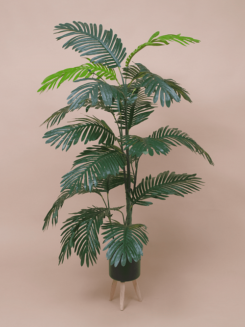 Искусственное растение (без горшка, 20 листьев на 3 отдельных ветках), 160 см