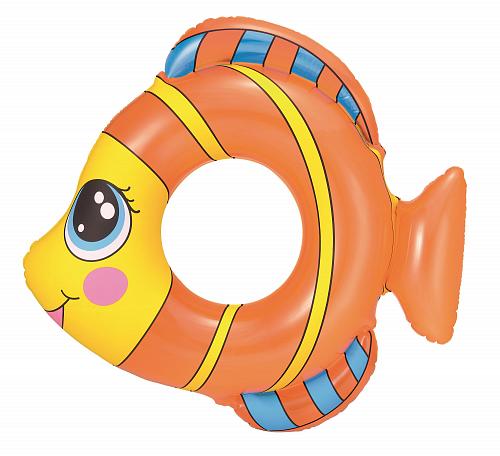 Круг для плавания 81х76 см, для детей от 3 до 6 лет, "Рыбки" Bestway, арт. 36111