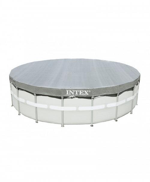 Тент для каркасных бассейнов 488 см, Intex Deluxe, арт. 28040