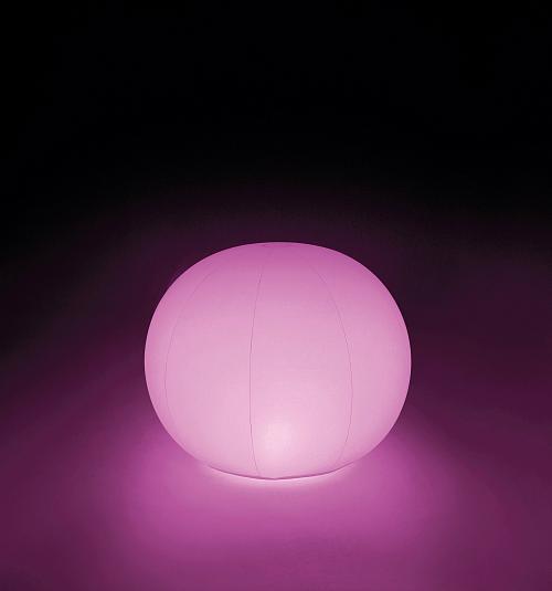 Светодиодная лампа , плавающий шар,  89х79см, Intex, арт.68695