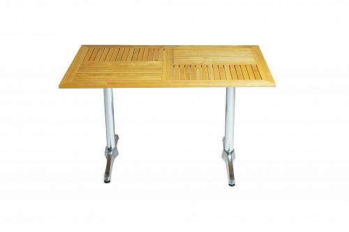 Комплект: стол с деревянной столешницей и стулья на 6 персон, арт. YA-7610