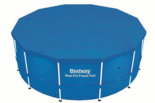 Тент для каркасных бассейнов Steel Pro диаметром 366 см, Bestway, арт. 58037